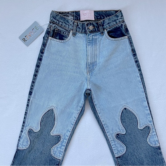 NWT Revice Rocker Jean Western Flame High Rise Jeans Hall of Fame size 24 - Picture 4 of 9